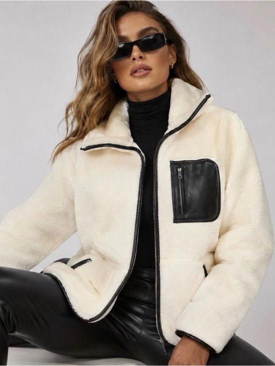 SPANX Jackets & Blazers - Spanx frosted Ivory full fleece zip. NWT. Various sizes